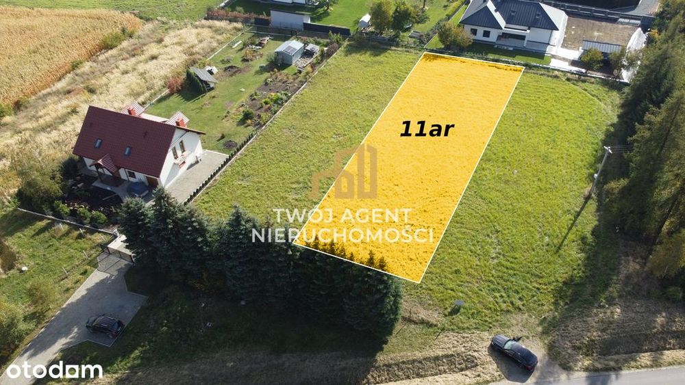 Działka 11ar z WZ ul. Słoneczny Stok– idealna pod budowę domu