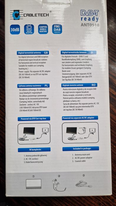 Wewnętrzna antena cyfrowa