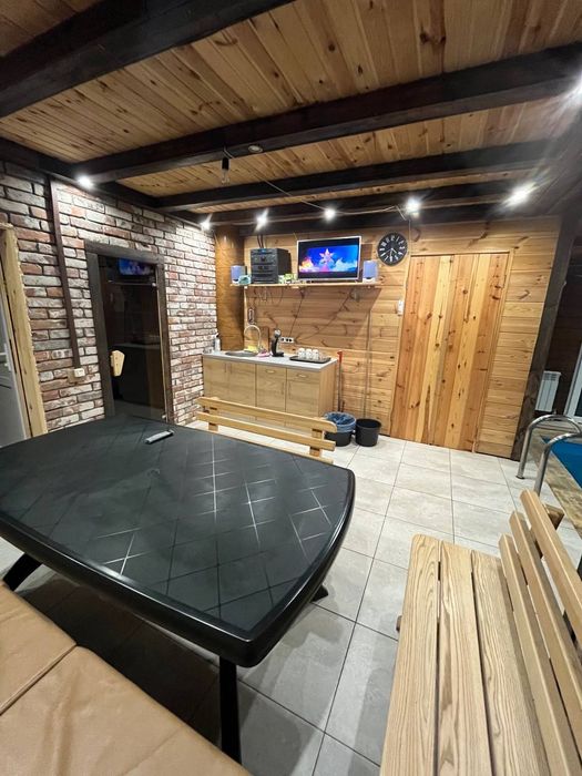 Баня семейная на дровах.