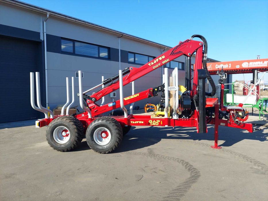 Przyczepa Leśna Tajfun GAP 140 + DOT 95K Najlepsza przyczepa na rynku!