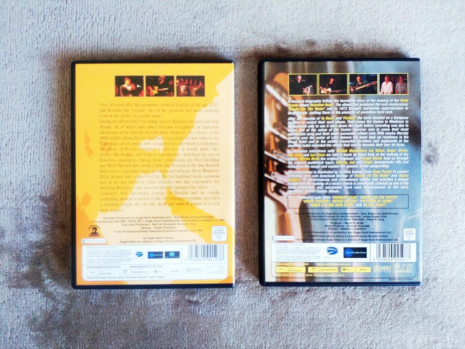 2 DVDs + 1 (oferta) Jimmy Hendrix + Deep Purple + Massive Attack