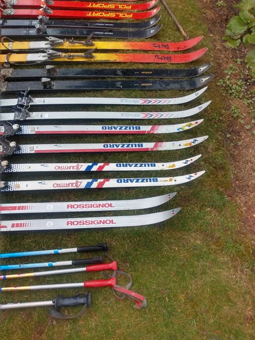 używane narty biegowe długość 190 - 200 cm