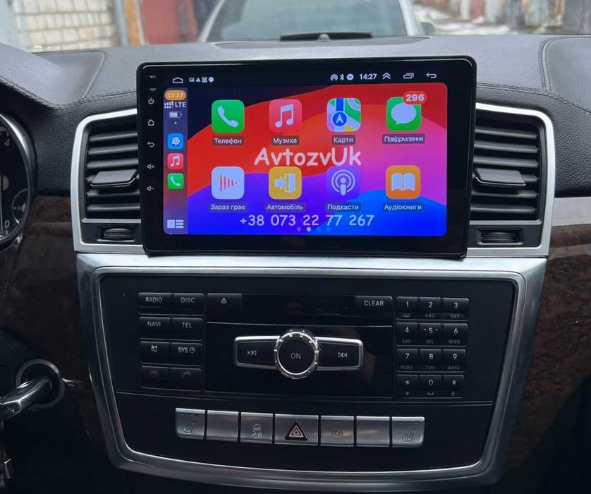 Магнитола ML GL GLK C Mercedes w166 x204 w204 w212 E-class Android 16