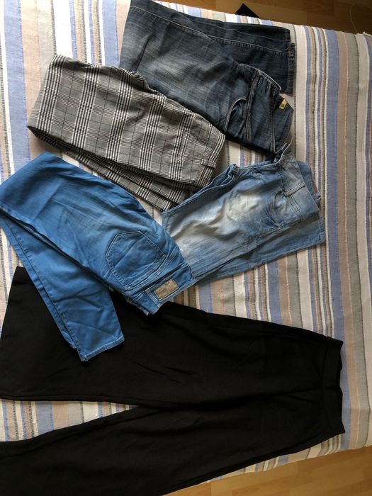 Caixa de roupa variada
