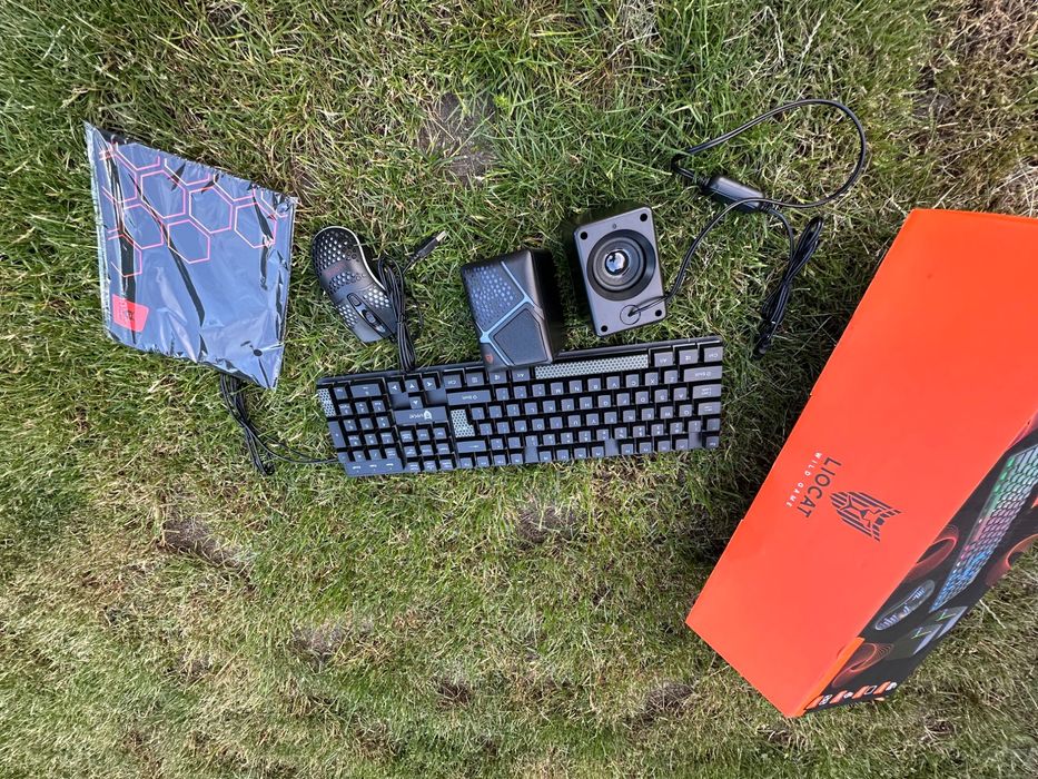 Lipcat GS386c nowy zestaw gaming set 4in1
