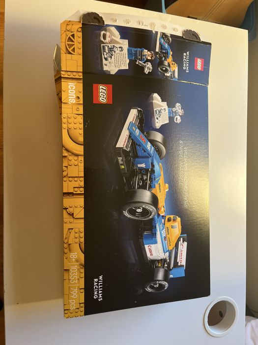 Lego de formula 1 do Nigel Mansell
