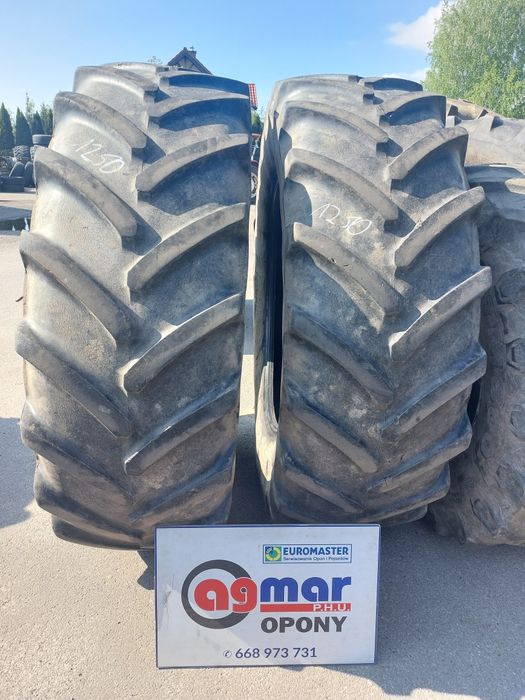 540/65R38 Michelin opony używane rolnicze para