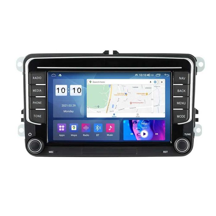 Автомагнітола  для Volkswagen Passat/ Golf/ Jetta/ Tiguan/ Touran/ Polo/ Amarok/ Caddy/ T5/ T6/ Beatle/ EOS