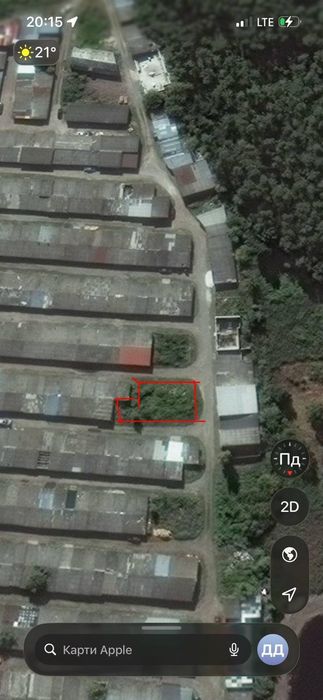 Місце під гараж  Простір Крошня