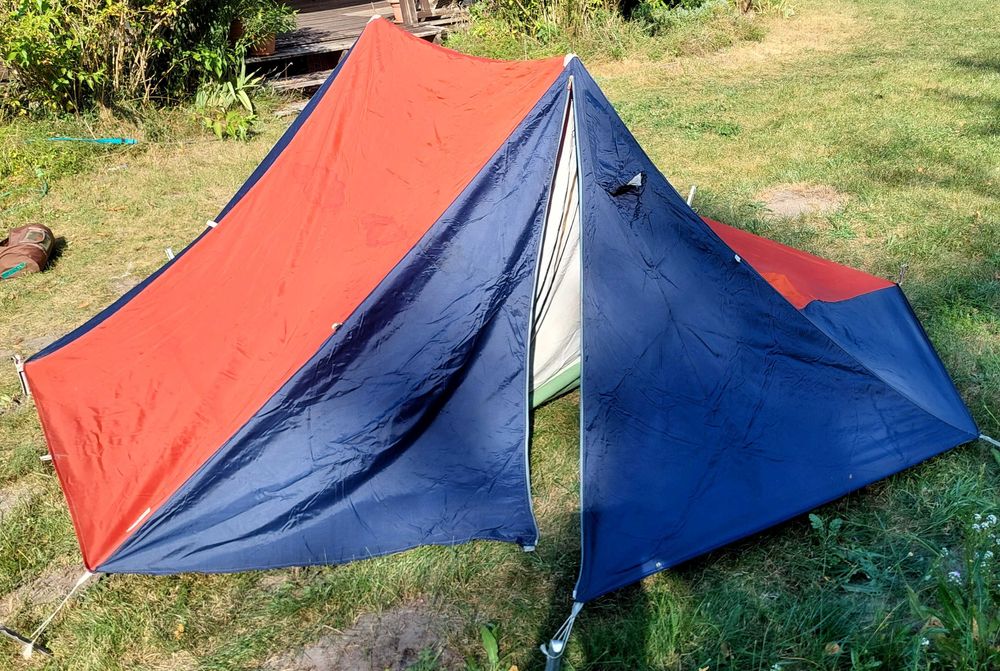 Namiot kolekcjonerski z czasów PRL Halicz Spółdzielnia Żagiel Gdynia