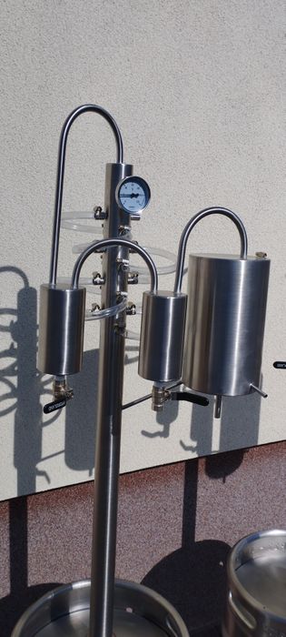 Destylator, keg 50 L, odstojniki