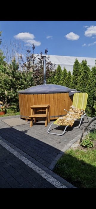 Balia ogrodowa ruska bania jacuzzi basen beczka sauna
