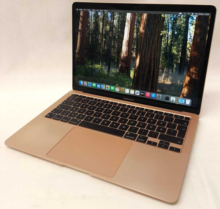 Laptop APPLE MacBook AIR 13" M1 16GB 512GB RoseGold FV23% Gwarancja stan IDEALNY piękny kolor