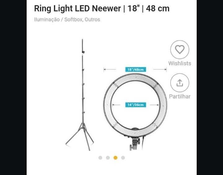 Vendo Ringlight quase novo