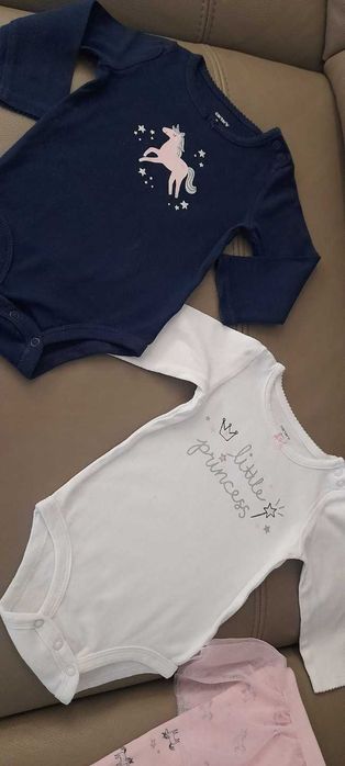 74 80 Carter's 2x komplety body + legginsy dla dziewczynki 9 m-cy