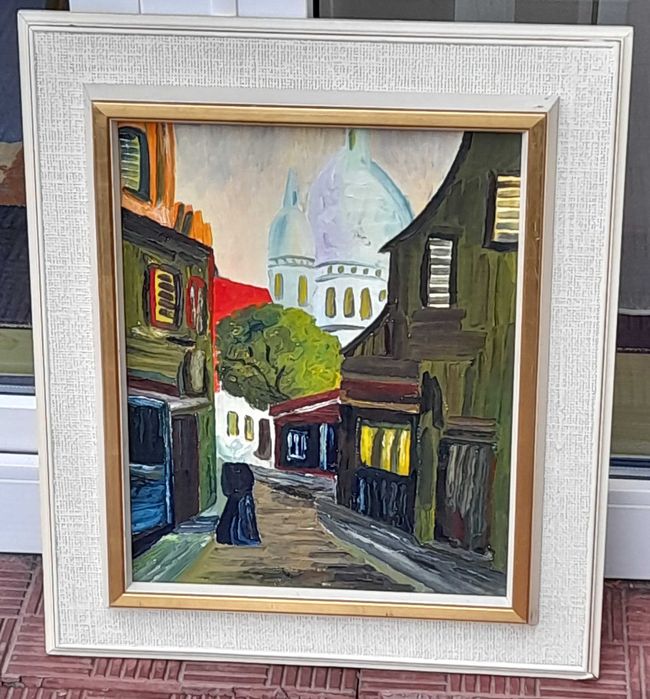 „Paryż Sacre Coeur” piękny obraz olejny