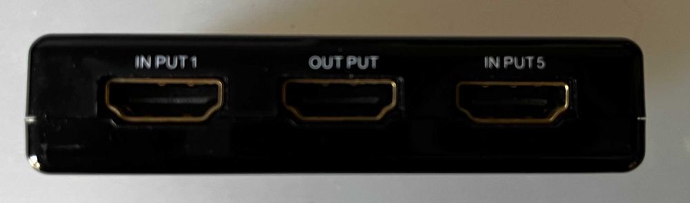 Switch HDMI 5x1 sem comando