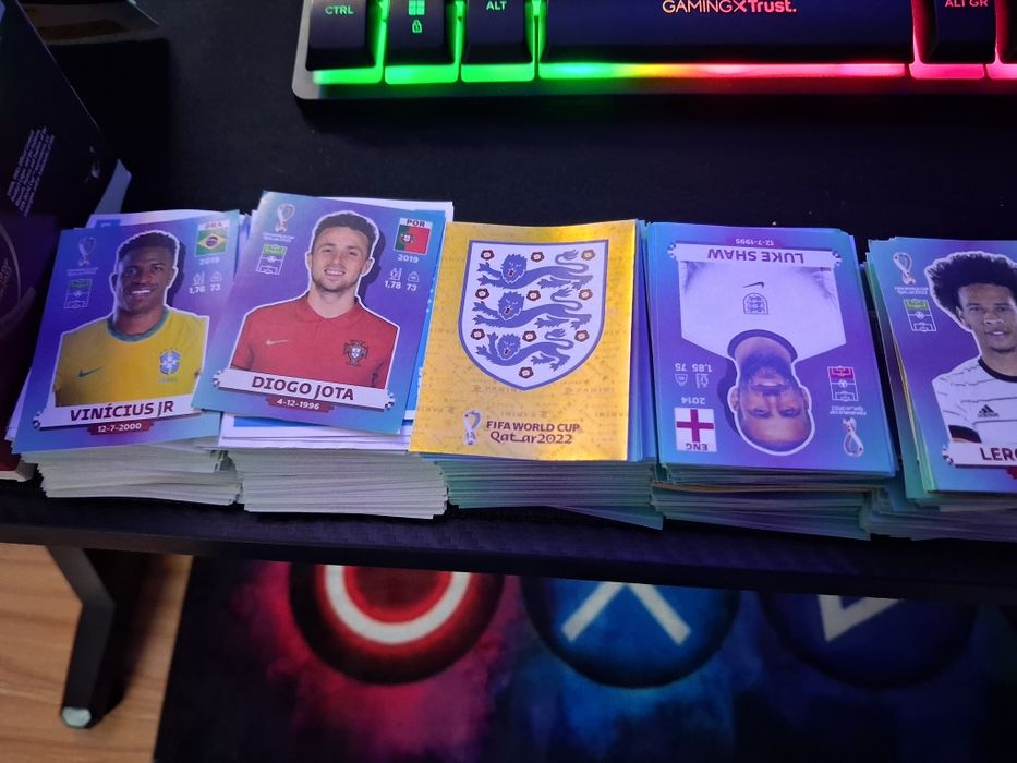 450 cromos panini mundial Qatar 2022