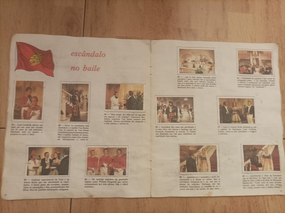 Sandokan - Caderneta Completa. 1976