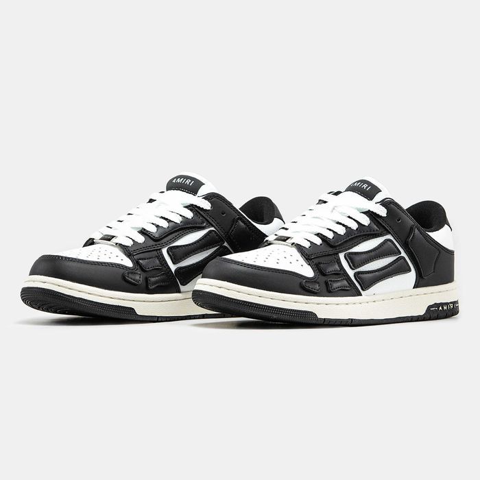 Кросівки Amiri Skeleton Black White premium