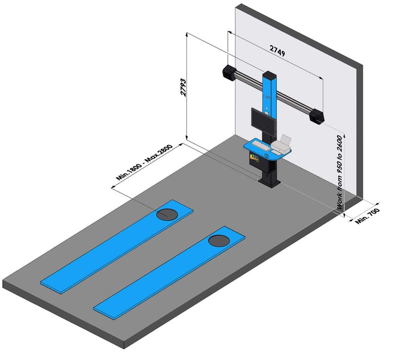 Стенд розвал-сходження C880 HPA на яму. Оплата частинами+Подарунок