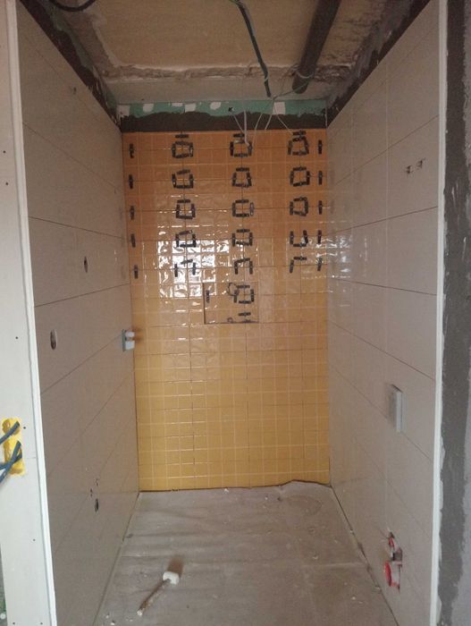 Ladrilhadores ,equipa de quatro ladrilhador