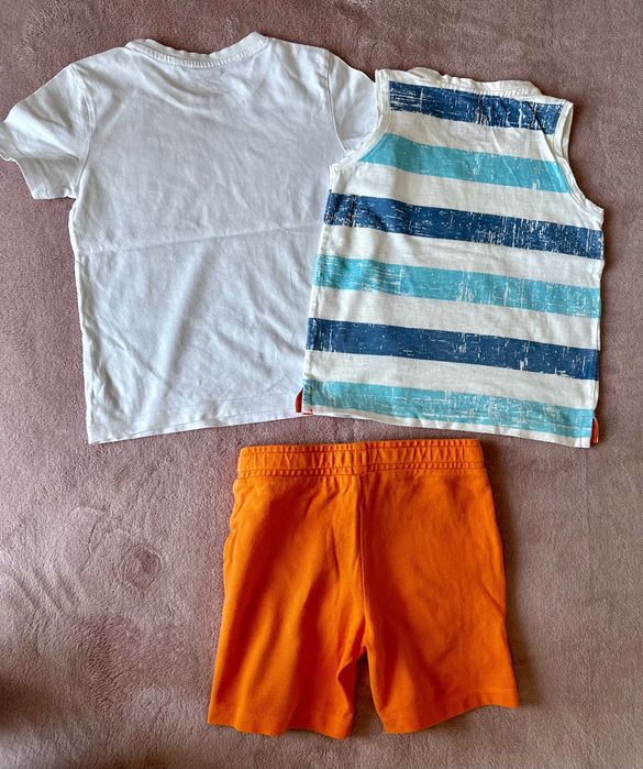 Речі одяг  літні шорти футболки Zara Original Marines  H&M 5-6 років