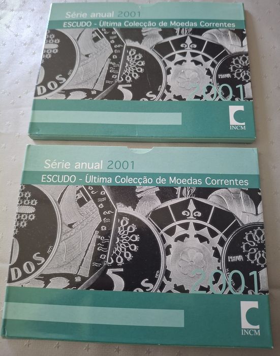 Duas colecções Bnc 2001 escudo