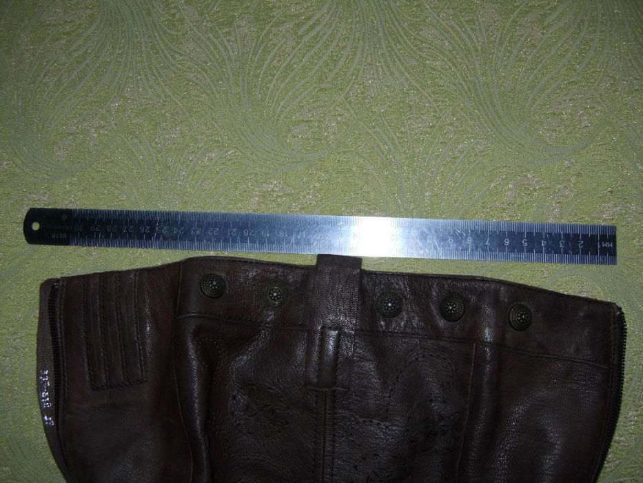 Сапоги женские кожаные 38 р.