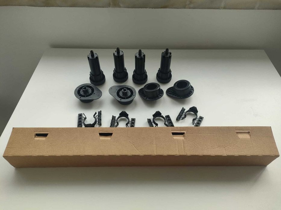 4x Pés reguláveis para armário/nóvel - 9,8 A11,8 CM [NOVOS]