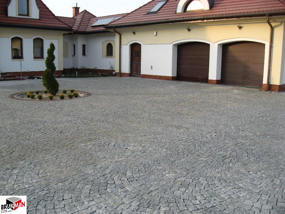 Układanie kostki granitowej - brukarstwo