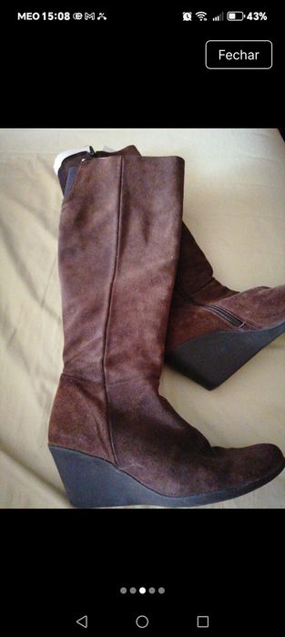 Botas pele TAM. 36,5