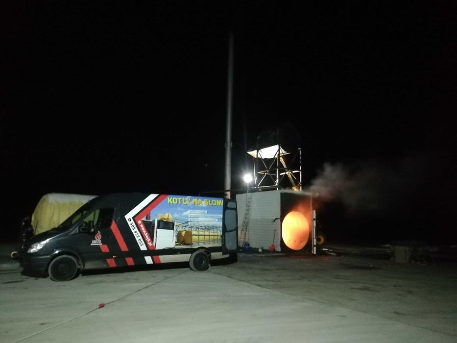 Kocioł na słomę biomasę 1200kW