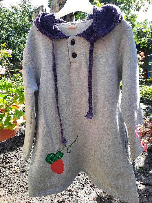 Тёплая туника на 4-5лет