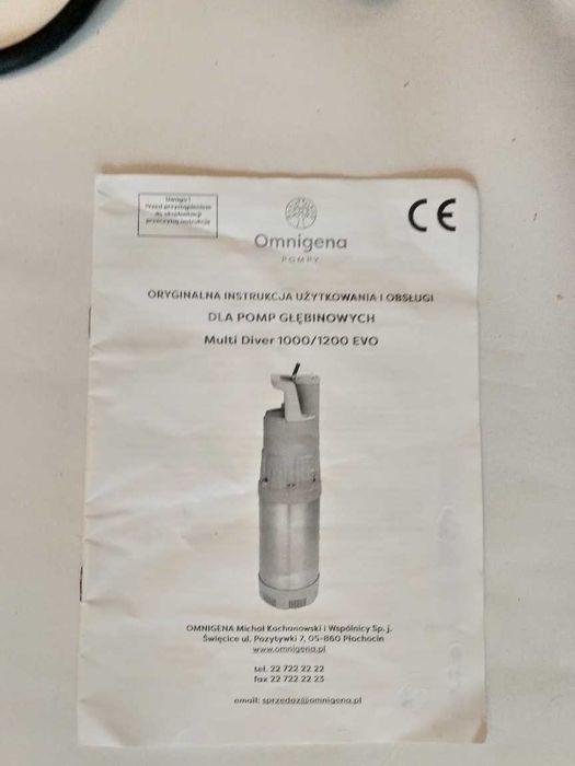 Pompa głebionowa Multi Diver 1000 EVO