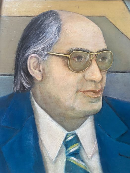 Pintura a óleo Amélia Moura e Sá 60 cm Original