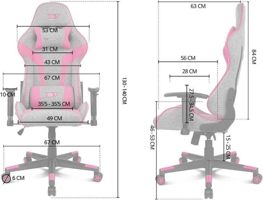 Fotel dla gracza Drift Gaming DR90