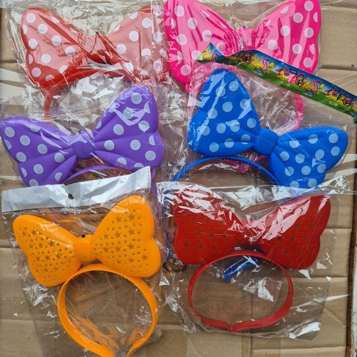 Светящиеся обручи, ушки Микки, корона, единорог