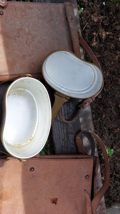 Menażka z 1980r mapnik raportówka oficerska wojskowa 2szt. lata 70te