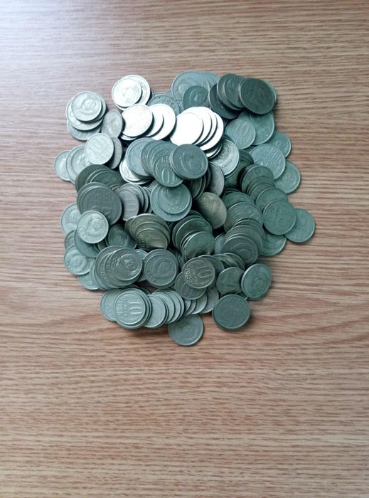 10, 15, 20 копійок СССР від 1961р. до 1991р. в наявності 342 шт