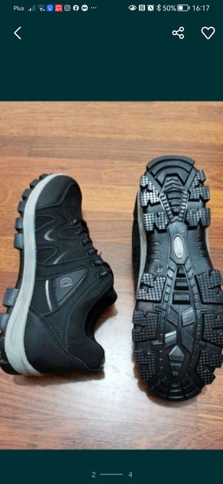 Trekingowe Sportowe Buty Męskie Czarne