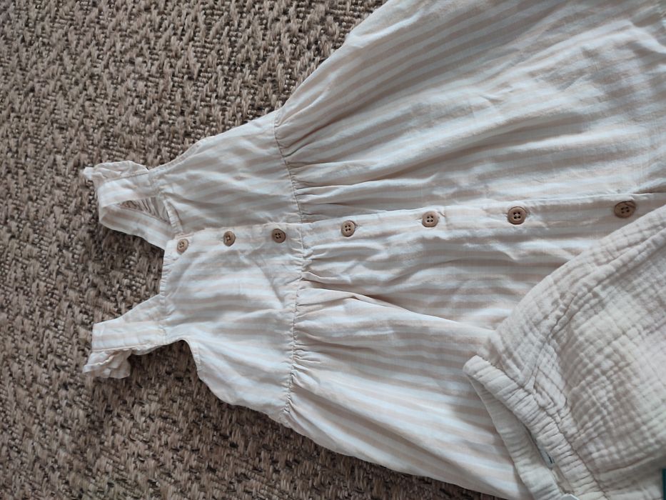 Zestaw sukienka i krótkie spodenki h&m r.92