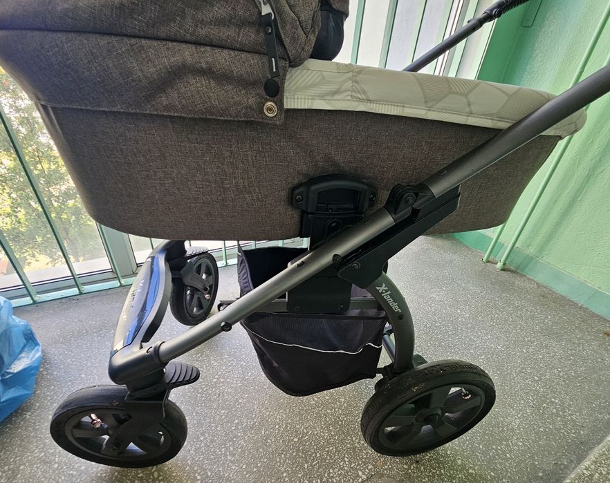 Wózek X-lander X-Move bardzo wygodny pompowane koła mało używany+ grat
