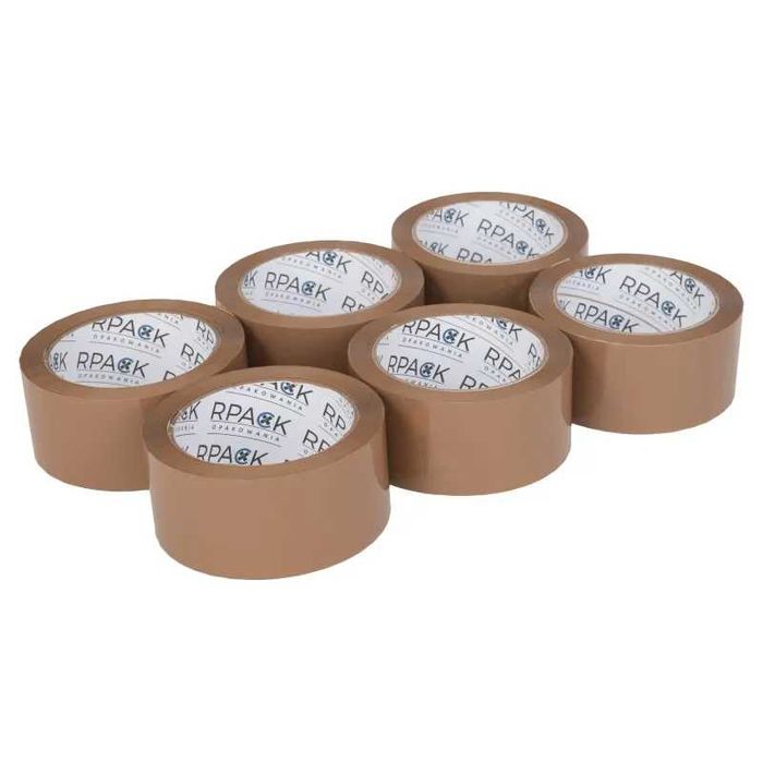 Taśma RPACK Akryl Transparent/Brąz 48/100y - 1szt.