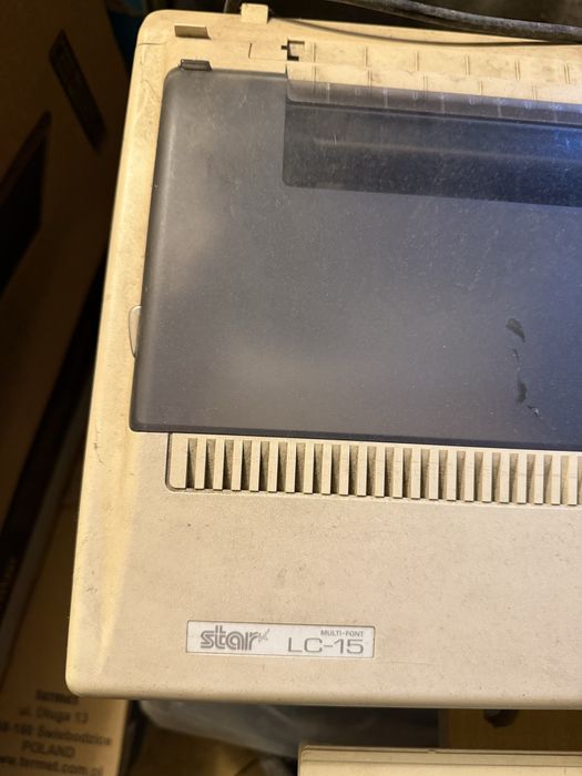 Drukarka igłowa Star LC-15 Multi-Font | sprzęt retro | nie testowana