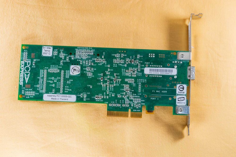 Emulex kontroler - karta PCI-E
