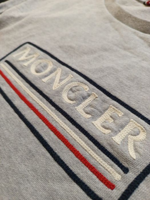 Moncler oryginalne lęgit bawełniane regular luksusowe bluzy męskie jak nowe