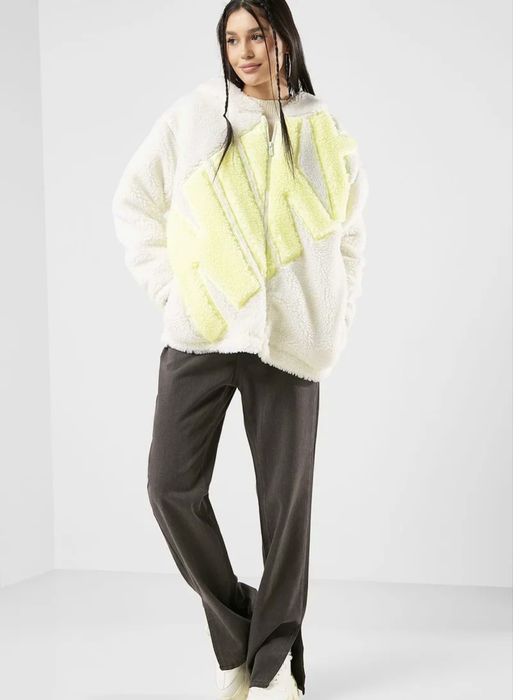 Куртка Nike, тедді, Sportswear Logo Sherpa Jacket