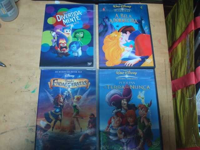 Lote de 9 Filmes originais da disney e pixar