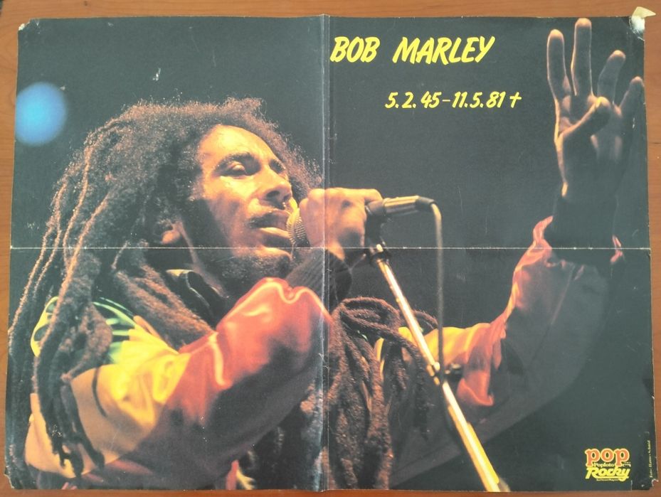 Antigo poster Bob Marley